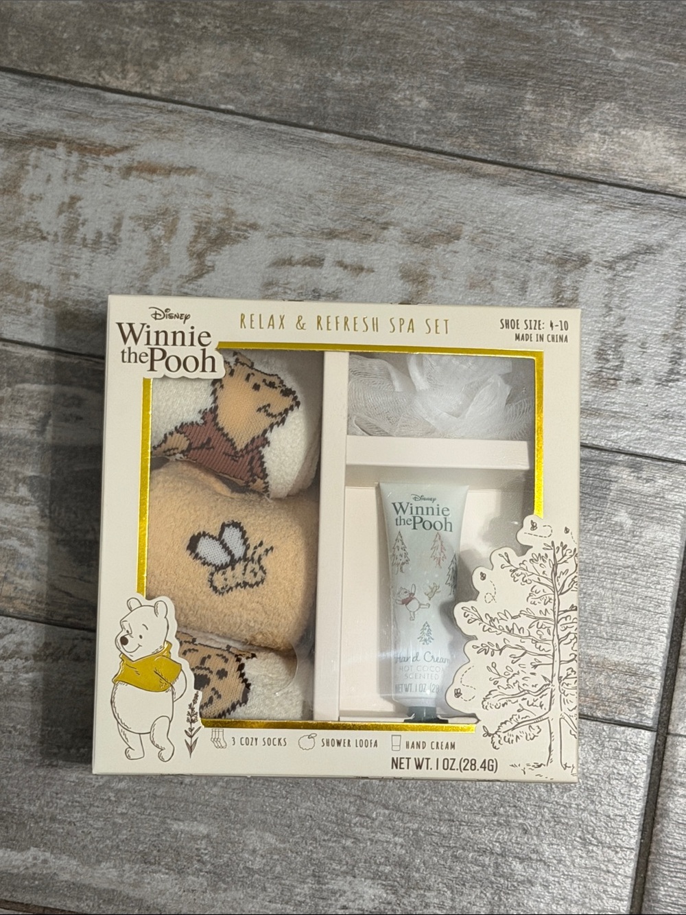Winnie the Pooh Relax & Refresh Spa Set - Cream/Beige